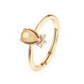 wholesale Vintage-inspired trendy retro opal ring for women, wholesale of lightweight luxury minimalist elegant jewelry-0-5