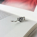 wholesale S925 Sterling Silver Snake Ear Clip For Women, Vintage Thai Silver Patterned Earring For Non-pierced Ears-0-3
