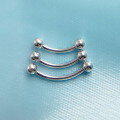 wholesale 925 Silver Body Piercing Jewelry Wholesale Supplier for European and American Style Eyebrow Rings, Ear Studs, Cartilage Earrings, Navel Barbells-0-3