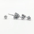 wholesale 925 Sterling Silver Heart-shaped Zircon Belly Button Ring For Women-0-1