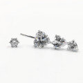 wholesale 925 Sterling Silver Heart-shaped Zircon Belly Button Ring For Women-0-0