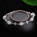 wholesale 925 Silver with Certificate Hetian Jade Jewelry Bracelet, Direct from Manufacturer, Vintage Style-0-1
