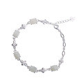 wholesale 925 Silver with Certificate Hetian Jade Jewelry Bracelet, Direct from Manufacturer, Vintage Style-0-4
