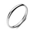 wholesale S925 silver ring for women, Korean-style minimalist smooth ring, individual simple circle pinky ring J3126-0-4