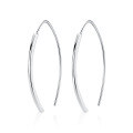 wholesale Sterling Silver S925 Women's Korean Style Minimalist One-Bar Ear Cuff Elegant U-Shaped Ear Jewelry G2418-0-4