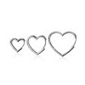 wholesale Sterling Silver Ear Clasps for Women, Small and Fresh Korean Style, Girly Heart-Shaped Smooth Ear Clasps, Elegant and Graceful Ear Accessories G2572-0-4