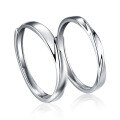 wholesale 925 Sterling Silver Infinite Love Korean-style Personalized Möbius Couple's Ring Open Adjustable Matching Rings with Engraving Drop Shipping-0-4