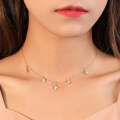 wholesale 925 Silver Cross Chain, Farfan Star Heart Choker,,-0-1