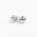 wholesale S925 Silver Belly Button Ring With European And American Style Threaded Top, Body Piercing Jewelry Navel Ring Accessories For Cross-border Wholesale-0-4