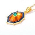 wholesale Wholesale supplier of pure silver, natural amber pendant, ethnic style women's with mixed batch supply-0-2