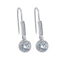 wholesale S925 Silver Fashion Earrings with Zirconia Ear Pins for Women, Factory Direct-0-4
