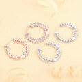 wholesale Rose Gold Plated & S925 Sterling Silver Zircon Stud Earrings with Push Back Clasps, Cross-Border Fashion-0-2