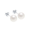 wholesale S925 Sterling Silver Cross-border High-Quality Freshwater Pearl Earrings for Women, Elegant and Sophisticated Pearl Stud Earrings Wholesale-0-5