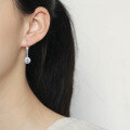 wholesale S925 Silver Fashion Earrings with Zirconia Ear Pins for Women, Factory Direct-0-3