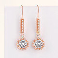 wholesale S925 Silver Fashion Earrings with Zirconia Ear Pins for Women, Factory Direct-0-1