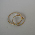 wholesale 9K solid gold minimalist versatile fine matching couple's tail ring joint ring cool breeze fashion retro-0-2