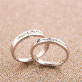 wholesale S925 Silver minimalist romantic open adjustable couple rings pair for him and her jewelry wholesale-0-26