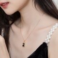 wholesale [] Love Rumei Fashion New Style Small Fragrance Sense Ethnic Style Agate Necklace for Women Retro Pendant Necklace-0-2