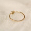 wholesale 9K Gold Lovely Heart-shaped Thin Ring for Women, a Gift-0-2