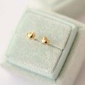 wholesale Wholesale 9K 14K Gold Super Cute Chubby Heart Minimalist Student Korean Style-0-0