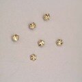 wholesale 9K Gold Hexagonal Mini Stud Earrings Bean Cute Girl Daily Korean Style-0-0