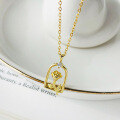 wholesale 925 Sterling Silver Ins Minimalist Rose Pendant Necklace For Women, Factory Direct-0-1