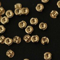 wholesale 14K Gold Taobao Hot-Selling Mini Ear Stops for Korean-Style Stud Earrings-14K per price