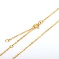 wholesale S925 Sterling Silver Adjustable Length Hot Selling Necklace Chain Collarbone Chain with Real Gold Plated Pendant Direct from Manufacturer-0-2