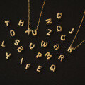 wholesale 14K Gold Wholesale Classic Letter Pendant, Japanese and Korean Trendy Exquisite and Versatile-0-0