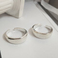 wholesale S925 Sterling Silver, New Korean And Japanese Style, Polished Open Adjustable Index Finger Ring For Women, Ins Trend, Simple Vintage-0-1