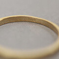 wholesale 9K Solid Gold Couple's Minimalist Wedding Ring, Versatile Fashion Retro Korean Japanese Style Ring-0-4