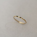 wholesale 14K Gold Minimalist Versatile Overlapping Delicate Tail Ring Cold Style Knuckle Ring-0-0