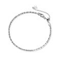 wholesale S925 Sterling Silver Temperament Full Starry Sky Bracelet for Women, Fashion Korean Style Star Chain with Adjustable Bead Accessory S3878-0-4
