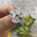 wholesale S925 silver oval engagement ring, popular fashion women's style, direct supply from manufacturer-0-1