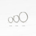 wholesale Gold-Plated S925 Sterling Silver Trendy Twist Hoop Earrings, Creative Minimalist Ear Cuffs-0-4