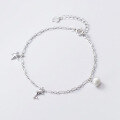 wholesale S925 Silver Nalan Bracelet for Women, Korean Style Fashion Small Fresh Dolphin Starfish Elegant Pearl Hand Accessory S3930-0-1
