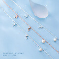 wholesale S925 Silver Nalan Bracelet for Women, Korean Style Fashion Small Fresh Dolphin Starfish Elegant Pearl Hand Accessory S3930-0-3