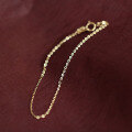 wholesale Fine 14K Gold Simple and Fashionable Korean-Style Versatile Thin Chain Bracelet-0-2