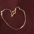 wholesale Fine 14K Gold Simple and Fashionable Korean-Style Versatile Thin Chain Bracelet-0-1