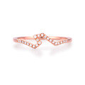 wholesale 14K Rose Gold Women's Ring, 9K Gold Jewelry, Genuine 18K White Gold Diamond Color Shape Customization-0-0