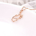 wholesale 18K Yellow Gold, 9K/14K Rose Gold Zodiac Aquarius Pendant Women's Jewelry-0-3