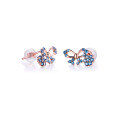 wholesale 14K Creative Ear Studs, 18K Real Gold Earrings, 9K Ear Jewelry, Diamond Moissanite Gemstone, Color Optional-0-3