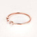 wholesale 18K Gold, 9K Rose Gold Fresh Sweet Smile Ring Women's Fashion Commute Jewelry Gift for Girlfriend-0-1