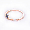 wholesale 18K Gold, 9K Gold, Rose Gold with Diamond, Moissanite, or Gemstone Options Fashionable Two-Tone Goddess Ring-0-1
