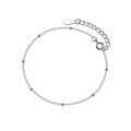 wholesale Metal Material S925 Silver Bracelet for Women Korean Minimalist Style Fresh and Sweet Small Light Pearl Girly Heart Hand Accessory S3683-0-4
