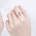 wholesale S925 Sterling Silver Retro Antique Pin Tail Ring Open Joint Knuckle Ring INS Same Style-0-3
