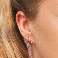 wholesale S925 Sterling Silver C-shaped Geometric Single Ear Cuff With Row Zircons For Non-pierced Ears-0-3