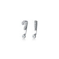 wholesale S925 silver minimalist cute back-hook question mark exclamation mark earrings fresh symbol earrings G6860-0-4