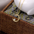 wholesale 10/14/18K Gold Japanese-style Light Luxury Moon Pendant Women's Minimalist Moissanite Diamond Little Prince Necklace New Jewelry Wholesale-0-3
