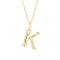 wholesale 925 Silver Farfan Surname Letter Necklace For Women,ins Layering Fashion,。-0-14